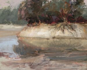 Darling River,
 Oil on Canvas, 60x75cm, 2021