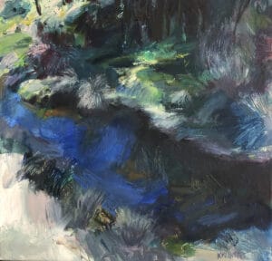 Shady Spot, Oil on Canvas, 40x40cm, 2018