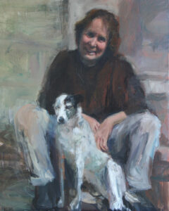 Me and Lucy, Oil on Canvas, 60x90cm, 2008